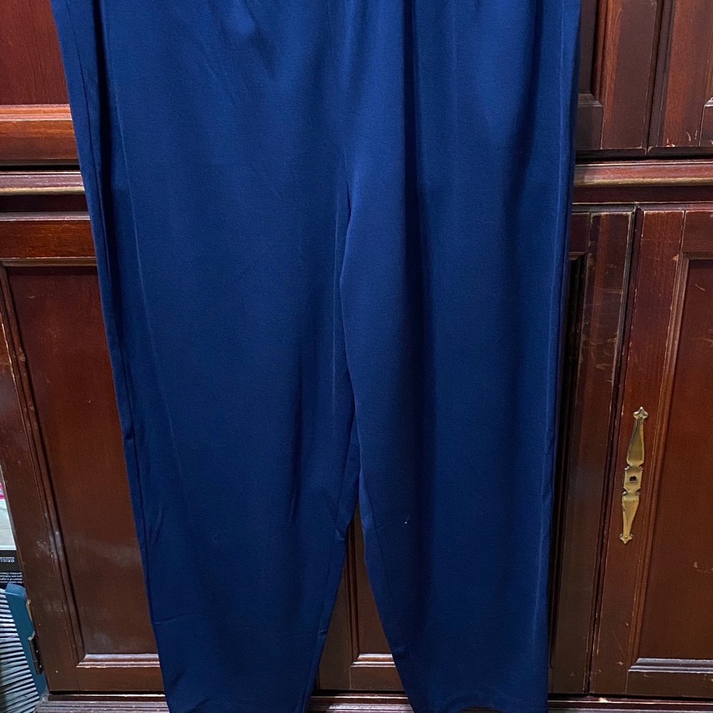 Maggie Barnes vintage plus size 4X women’s comfortable Navy Blue Pants